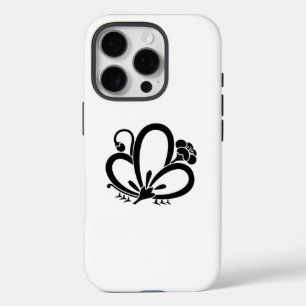 Schaduwvlinder-vormige pruimenbloesem iPhone 16 pro hoesje