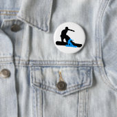 schaduwzijde. ronde button 5,7 cm (In situ)