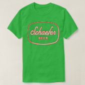 Schaefer Beer FampM Schaefer Brewing Co Ne T-shirt (Design voorkant)
