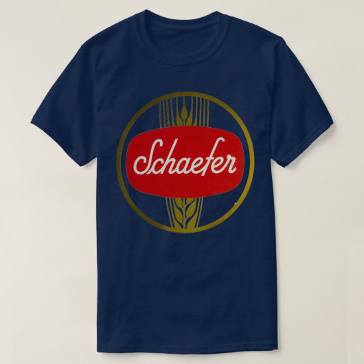  Schaefer Beer FampM Schaefer Brewing Co T-shirt (Design voorkant)
