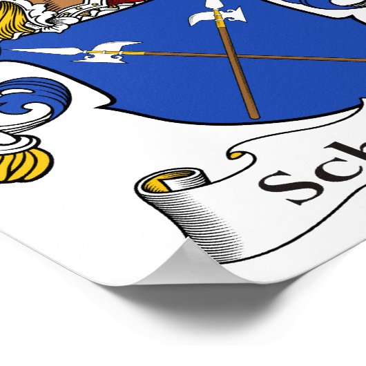 Schaefer Coat of Arms 8"x10" Poster (Hoek)