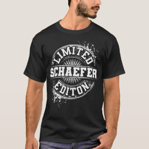 SCHAEFER Funny Surname Family Tree Birthday Reunio T-shirt