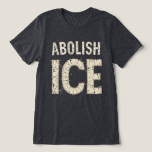 Schaf ICE Bold Protest af - immigratierechten Tri-Blend Shirt