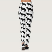 Schäferhund Schwarz Pur Leggings (Achterkant)