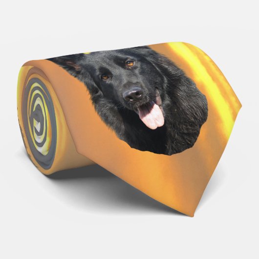 Schäferhund Stropdas (Opgerold)