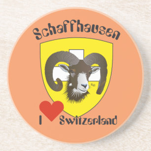 Schaffhausen Schweiz Bierdeckel Zandsteen Onderzetter
