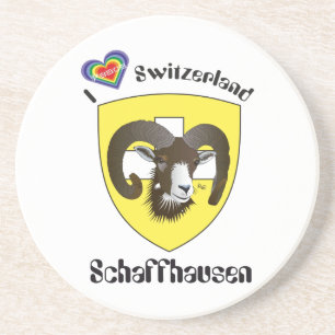 Schaffhausen Schweiz Bierdeckel Zandsteen Onderzetter