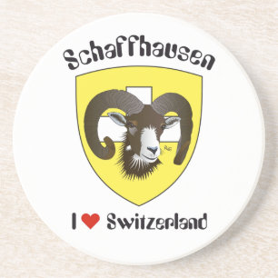 Schaffhausen Schweiz Bierdeckel Zandsteen Onderzetter