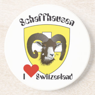 Schaffhausen Schweiz Bierdeckel Zandsteen Onderzetter
