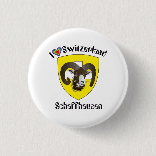 Schaffhausen Schweiz Button (Voorkant)