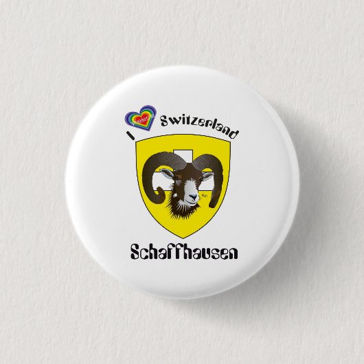 Schaffhausen Schweiz Button (Voorkant)