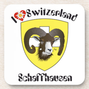 Schaffhausen Schweiz Kork-Untersetzer Drankjes Onderzetter
