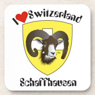 Schaffhausen Schweiz Kork-Untersetzer Drankjes Onderzetter