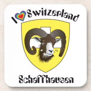 Schaffhausen Schweiz Kork-Untersetzer Onderzetter