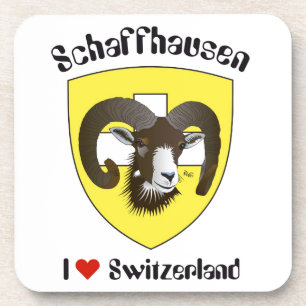 Schaffhausen Schweiz Kork-Untersetzer Onderzetter