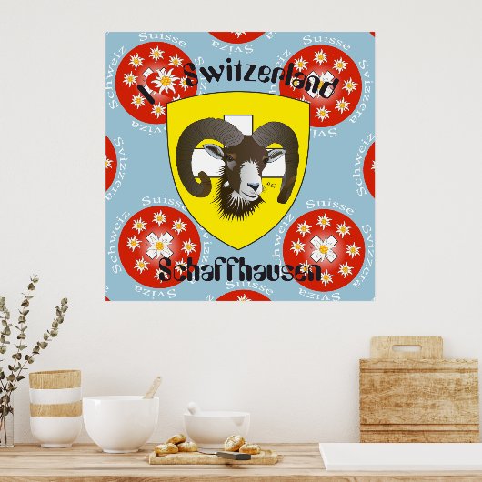 Schaffhausen - Schweiz - Suisse - Poster Svizzera (Cuisine)