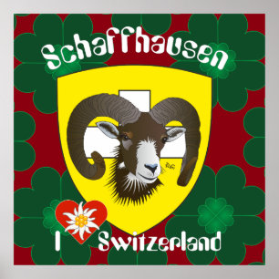 Schaffhausen - Schweiz - Suisse - Poster Svizzera