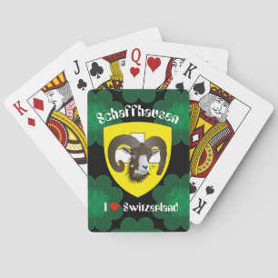 Schaffhausen - Schweiz - Suisse - Spielkarten Pokerkaarten