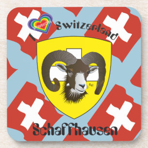 Schaffhausen - Schweiz - Suisse - Svizzera Bier Onderzetter