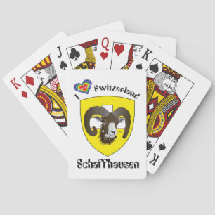 Schaffhausen Schweiz Suisse Svizzera Spielkarten Pokerkaarten