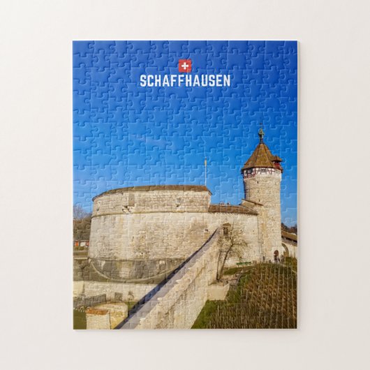 Schaffhausen The Munot Legpuzzel (Verticaal)