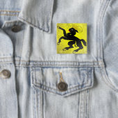 Schaffhausen Vierkante Button 5,1 Cm (In situ)