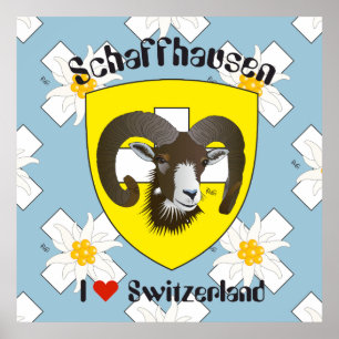 Schaffhausen - Zwitserland - Suisse - Svizzera Pos Poster