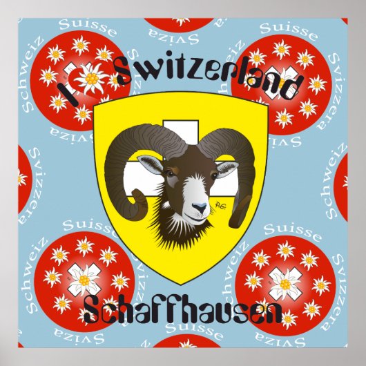 Schaffhausen - Zwitserland - Suisse - Svizzera Pos Poster (Voorkant)
