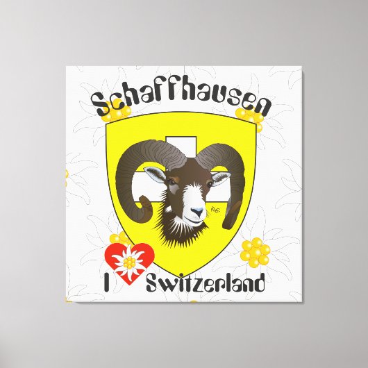 Schaffhouse - Suisse - Toile (Recto)