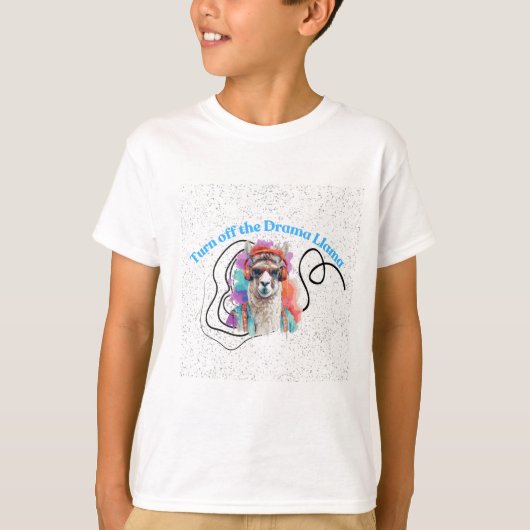 Schakel de drama lama uit t-shirt (Voorkant)