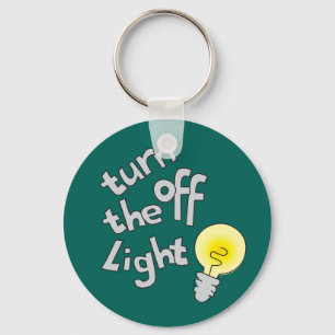 Schakel de lichtgrafische sleutelhanger met de naa