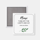 Schakel het licht uit magneet (Voorkant / Achterkant)