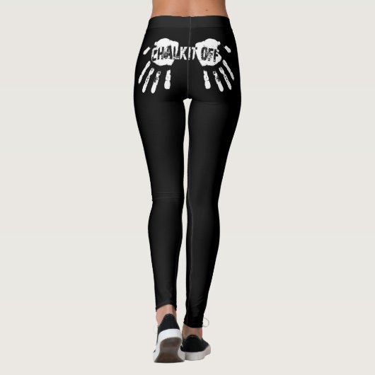 Schakel IT uit - handafdrukLeggings Leggings (Achterkant)