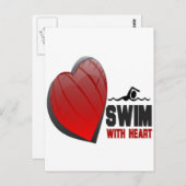 SCHAKELAAR MET HART BRIEFKAART (Voorkant / Achterkant)