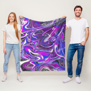 Schakelaars Borstels van Kleuren Fleece Deken