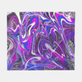 Schakelaars Borstels van Kleuren Fleece Deken (Voorkant (Horizontaal))