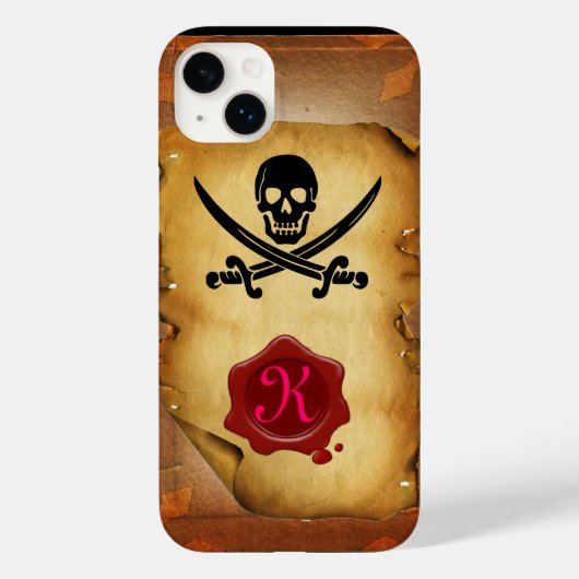 SCHAKELAARS VAN MONOGRAM, Zegelegment Case-Mate iPhone Case (Achterkant)