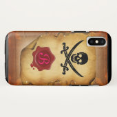 SCHAKELAARS VAN MONOGRAM, Zegelegment Case-Mate iPhone Case (Achterkant (horizontaal))