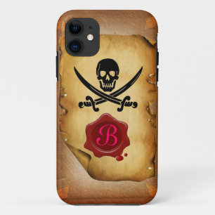 SCHAKELAARS VAN MONOGRAM, Zegelegment iPhone 11 Hoesje