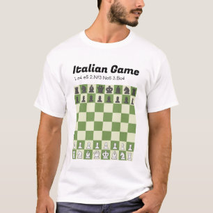 Schaken is het leven - Italiaans spel T-shirt