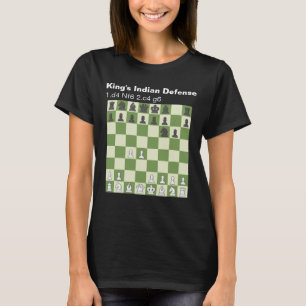 Schaken is het leven - King's Indian Defense T-shirt