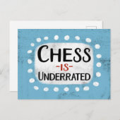 Schaken is ondergewaardeerd Briefkaart (Voorkant / Achterkant)