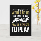 Schaken Kaart (Gele Bloem)