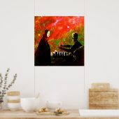 Schaken met de Dood Poster (Keuken)