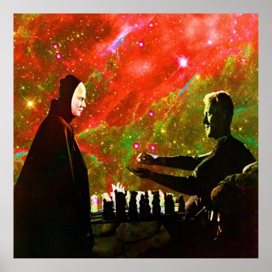 Schaken met de Dood Poster (Voorkant)