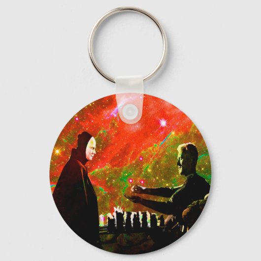 Schaken met de Dood Sleutelhanger (Voorkant)