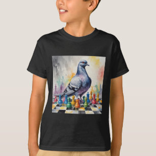 Schaken met een Sticker T-shirt