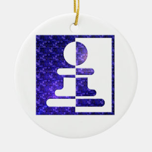 schaken Pwn Reflections Ornament