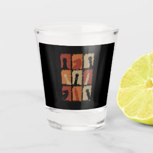 Schaken - Schaakstukken Retro Shot Glas