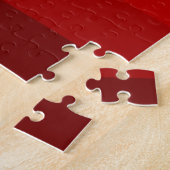 Schakeringen van rood legpuzzel (Zijkant)